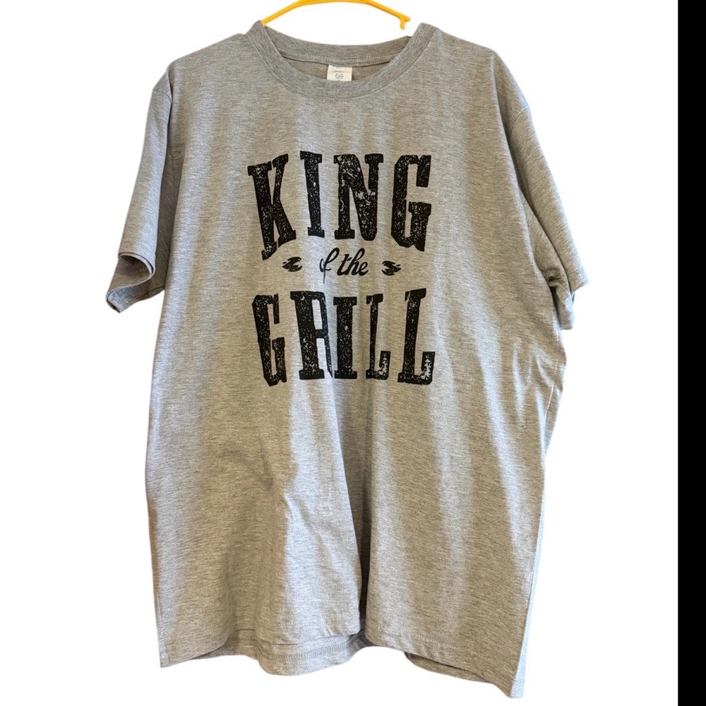 Men’s Gray 'King of the Grill' T-Shirt